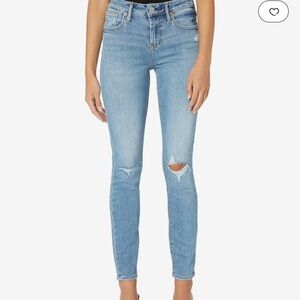 Dear John Gisele Light Wash Skinny Jeans Size 25